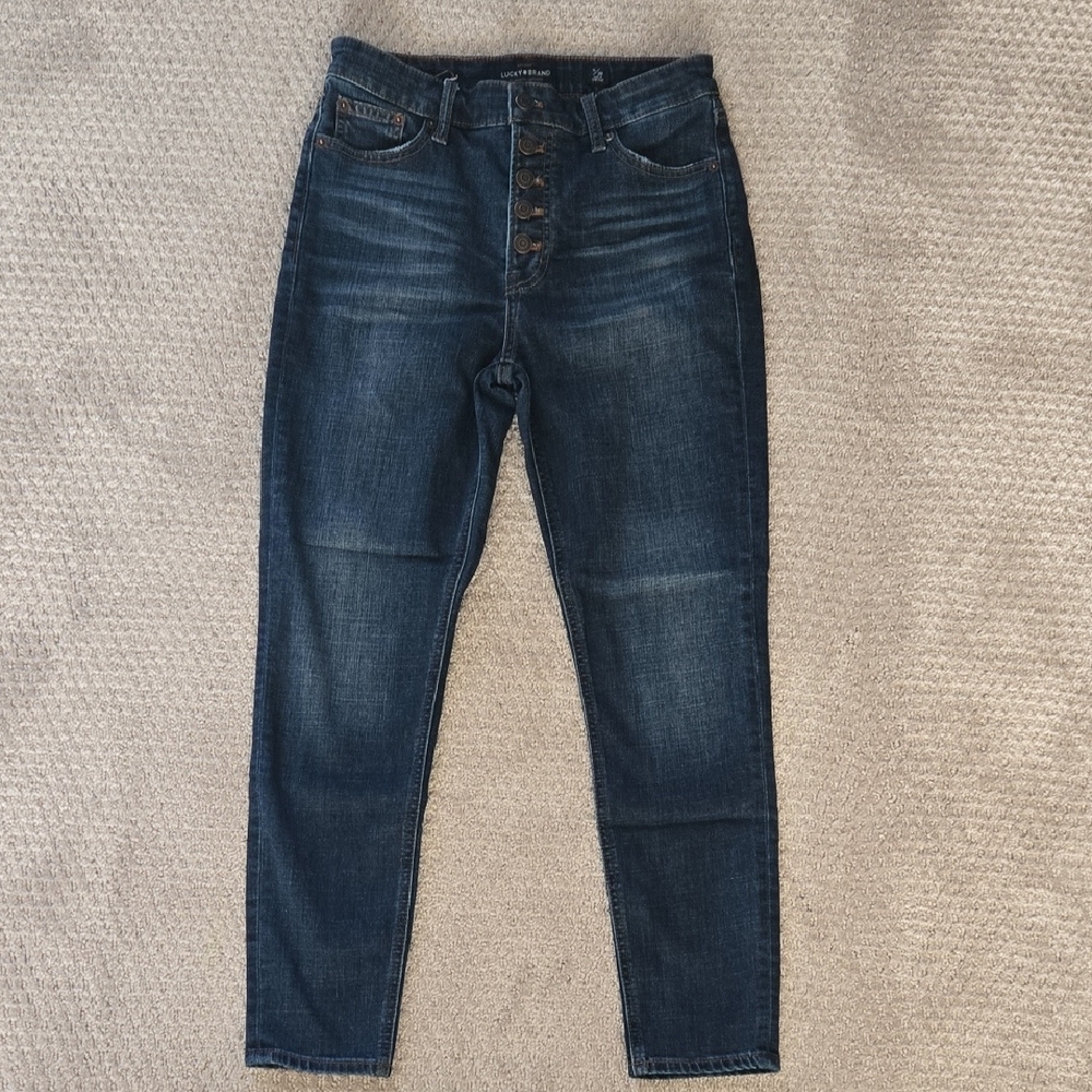 Lucky Brand High Rise Dark Indigo Jeans